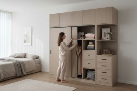 Tủ quần áo gỗ tự nhiên cao cấp