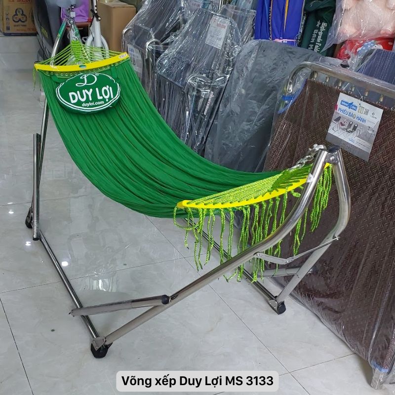 Bộ võng xếp Duy Lợi inox cỡ lớn