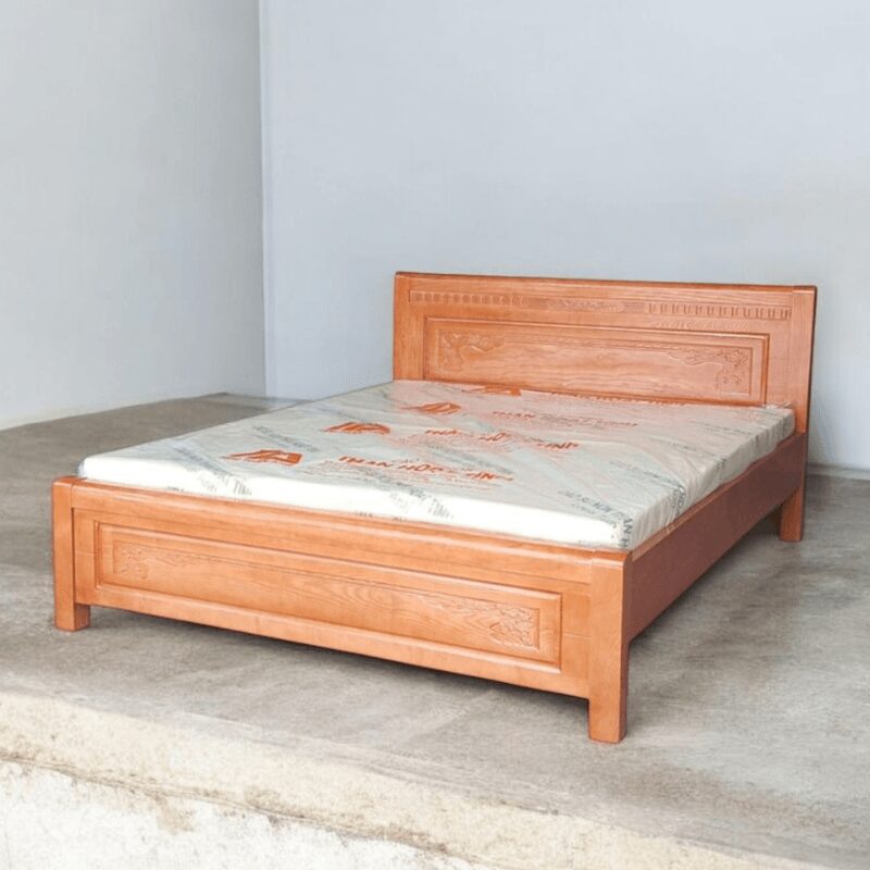 Giường gỗ xoan đào tự nhiên MS 2060 19 Giường gỗ xoan đào
