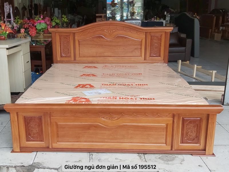 Giường ngủ đơn giản cho không gian nhỏ