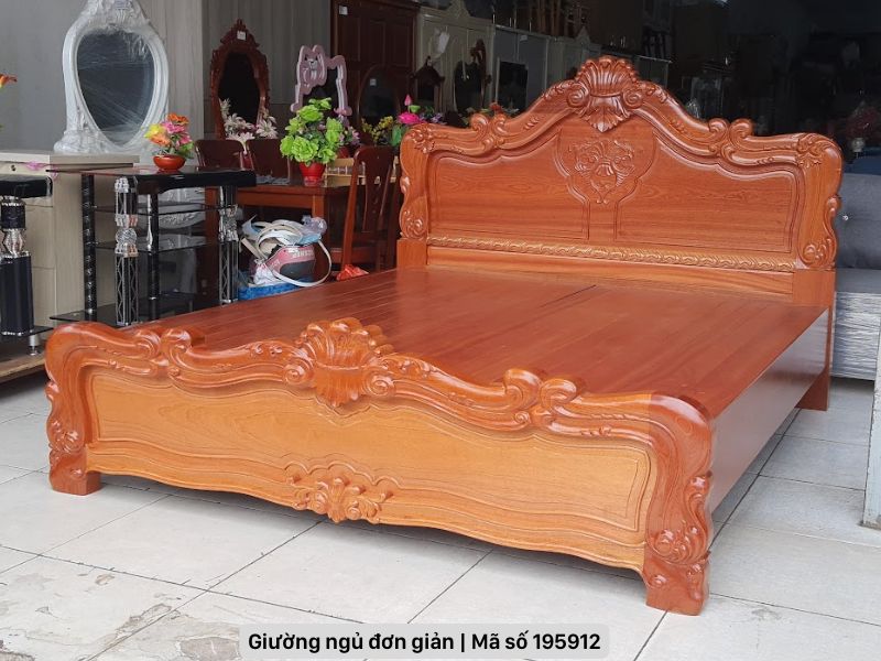 Giường ngủ đơn giản cho không gian nhỏ