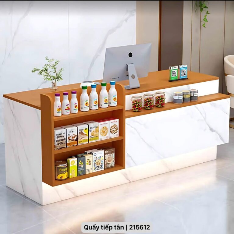 15 mẫu quầy thu ngân nhỏ đẹp, đa dạng phong cách ấn tượng