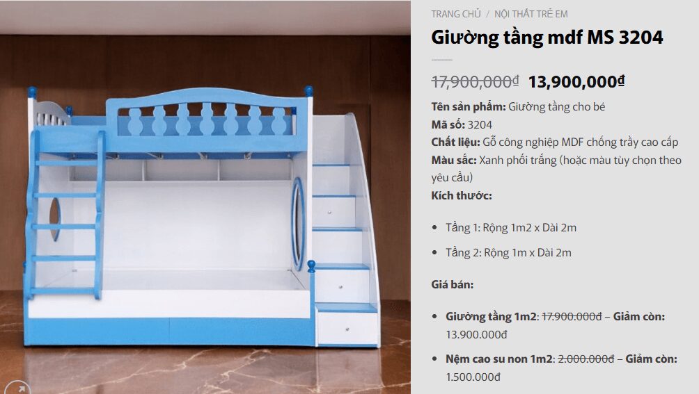 100+ Mẫu giường tầng cho người lớn và trẻ em xinh xắn 35 https://noithatthaibinh.com/giuong-tang-mdf/