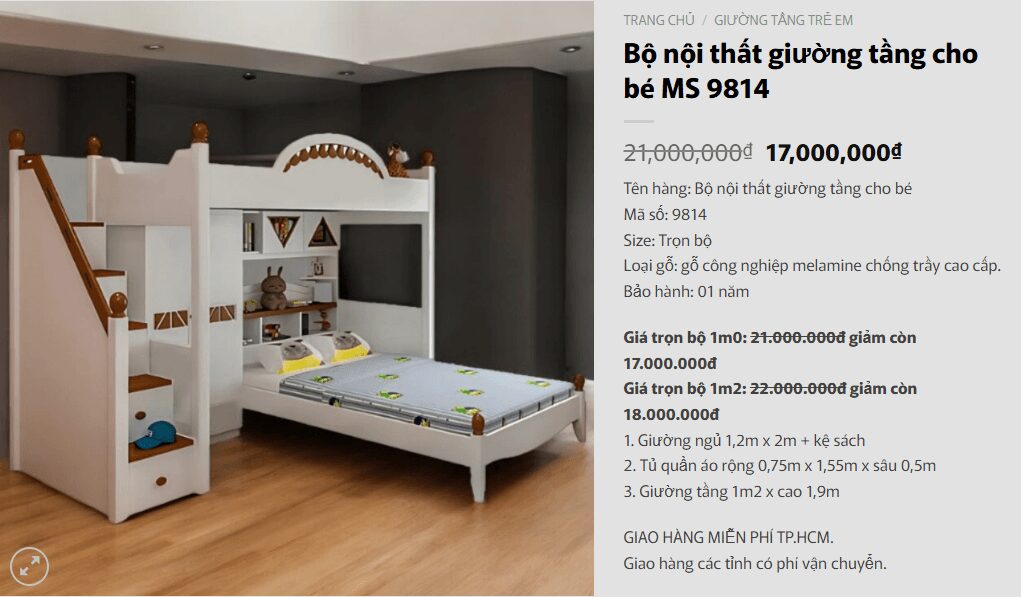 100+ Mẫu giường tầng cho người lớn và trẻ em xinh xắn 26 100+ Mẫu giường tầng cho người lớn và trẻ em xinh xắn