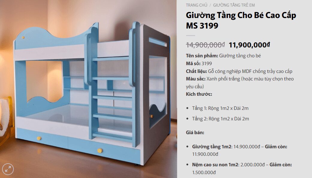 100+ Mẫu giường tầng cho người lớn và trẻ em xinh xắn 31 100+ Mẫu giường tầng cho người lớn và trẻ em xinh xắn