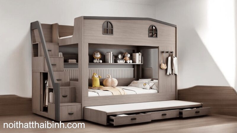 100+ Mẫu giường tầng cho người lớn và trẻ em xinh xắn 39 Giường tầng cho người lớn