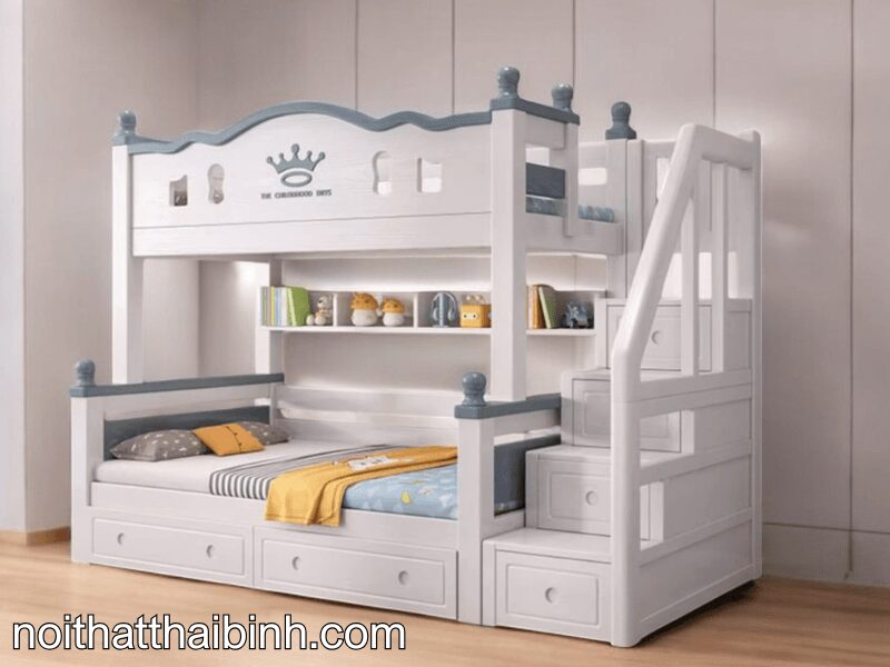 100+ Mẫu giường tầng cho người lớn và trẻ em xinh xắn 33 Giường tầng cho người lớn