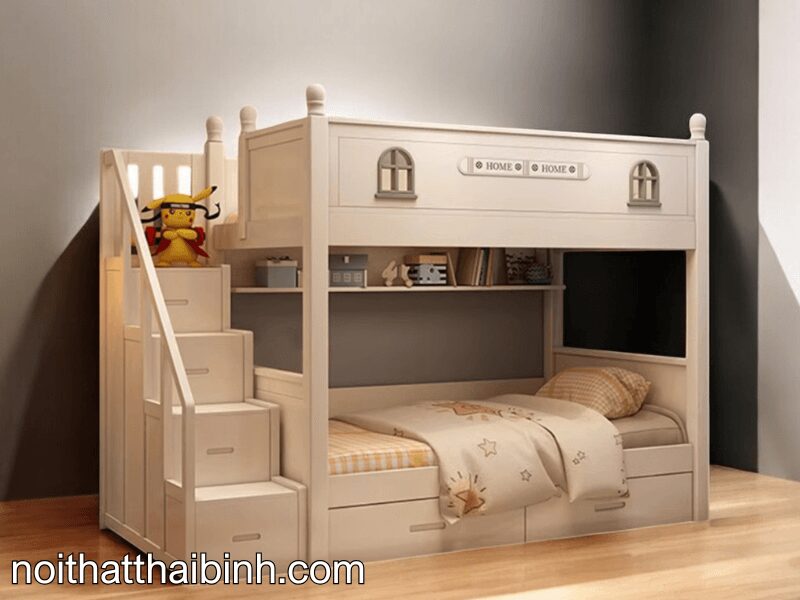 100+ Mẫu giường tầng cho người lớn và trẻ em xinh xắn 27 Giường tầng cho người lớn