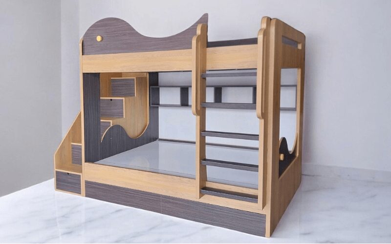 Giường tầng cho bé MS 3175 18 Giường 2 Tầng
