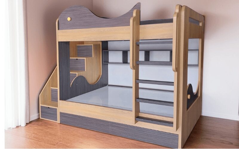 Giường tầng cho bé MS 3175 16 Giường 2 Tầng