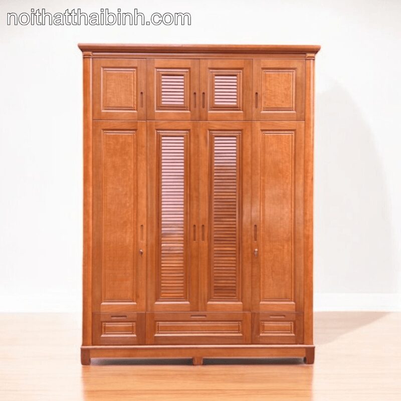 Mẫu tủ quần áo gỗ tự nhiên hiện đại cho không gian sang trọng 16 Mẫu tủ quần áo gỗ tự nhiên hiện đại