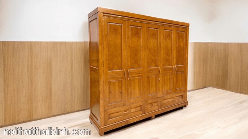 Mẫu tủ quần áo gỗ tự nhiên hiện đại cho không gian sang trọng 20 Mẫu tủ quần áo gỗ tự nhiên hiện đại