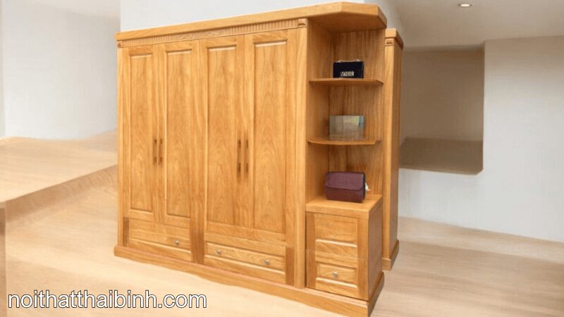 Mẫu tủ quần áo gỗ tự nhiên hiện đại cho không gian sang trọng 21 Mẫu tủ quần áo gỗ tự nhiên hiện đại