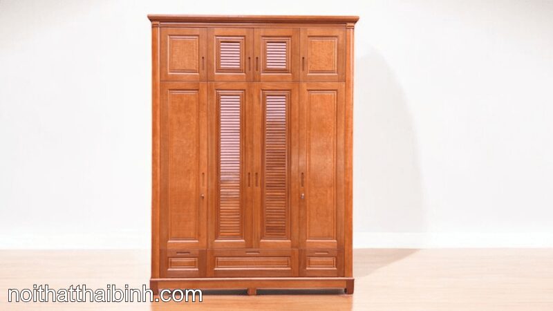 Mẫu tủ quần áo gỗ tự nhiên hiện đại cho không gian sang trọng 23 Mẫu tủ quần áo gỗ tự nhiên hiện đại