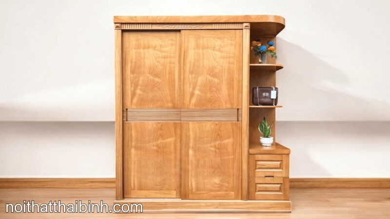 Mẫu tủ quần áo gỗ tự nhiên hiện đại cho không gian sang trọng 24 Mẫu tủ quần áo gỗ tự nhiên hiện đại