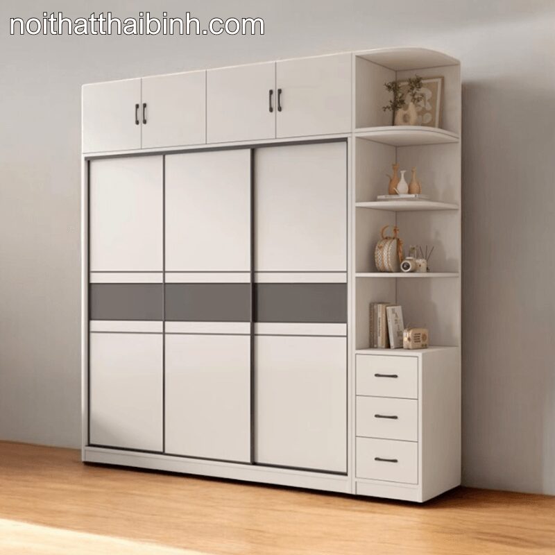 Tủ quần áo đẹp hiện đại cho không gian sống 4 Mẫu tủ quần áo trong phòng ngủ sang trọng