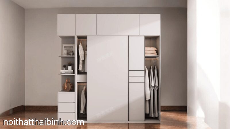 Tủ quần áo đẹp hiện đại cho không gian sống 7 Mẫu tủ quần áo đẹp bằng gỗ: tự nhiên và hiện đại