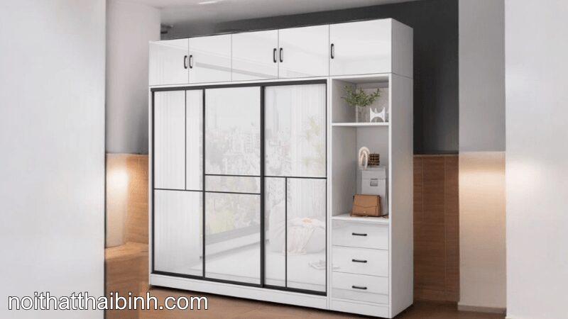 Tủ quần áo đẹp hiện đại cho không gian sống 10 Mẫu tủ quần áo trong phòng ngủ tối ưu hóa tiện ích