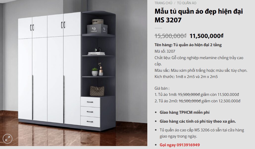 300+ mẫu tủ quần áo hiện đại đẹp, sang trọng, đa năng 43 300+ mẫu tủ quần áo hiện đại đẹp, sang trọng, đa năng