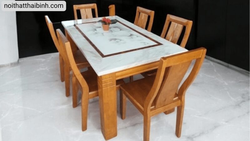 Bộ bàn ăn 6 ghế hiện đại