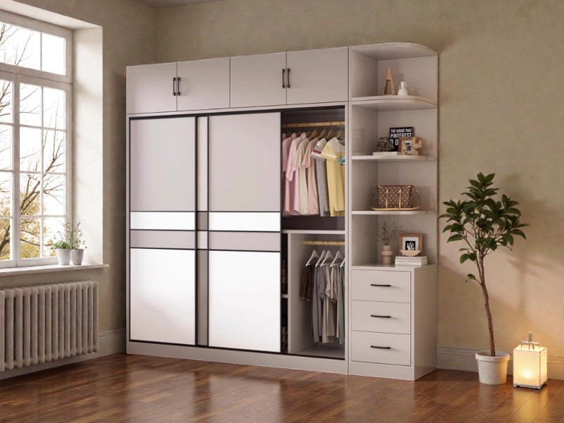 100 mẫu tủ quần áo đẹp cho phòng ngủ hiện đại 14 Tủ quần áo hiện đại