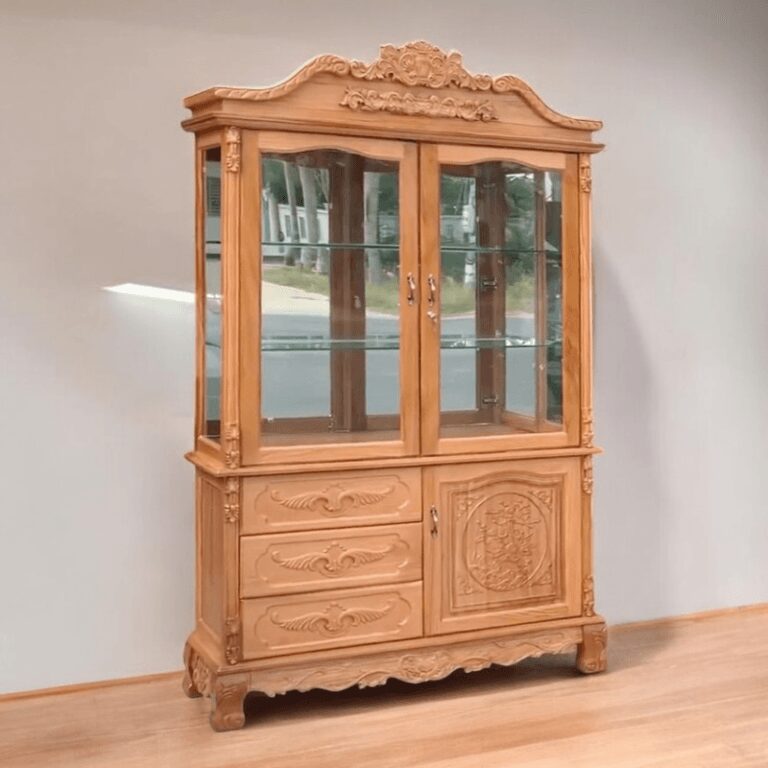 Tủ rượu gỗ gõ đỏ MS 3203 1 Tủ rượu gỗ gõ đỏ MS 3203