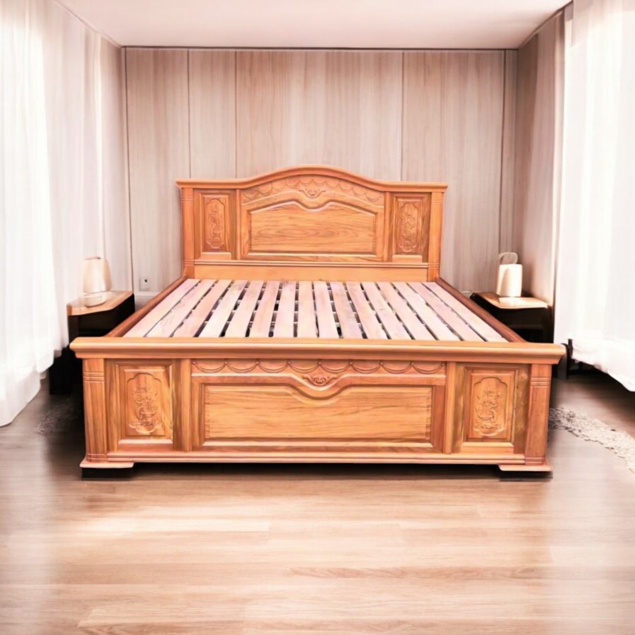 6 cách làm sạch giường gỗ đơn giản nhanh 1 6 cách làm sạch giường gỗ đơn giản nhanh