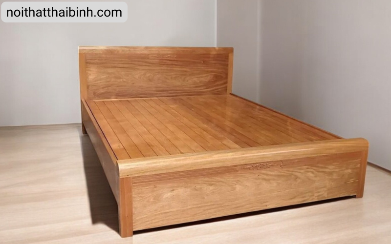 Giường gỗ đơn giản Giường gỗ đơn giản