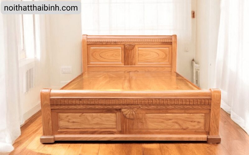 Giường gỗ đơn giản Giường gỗ đơn giản