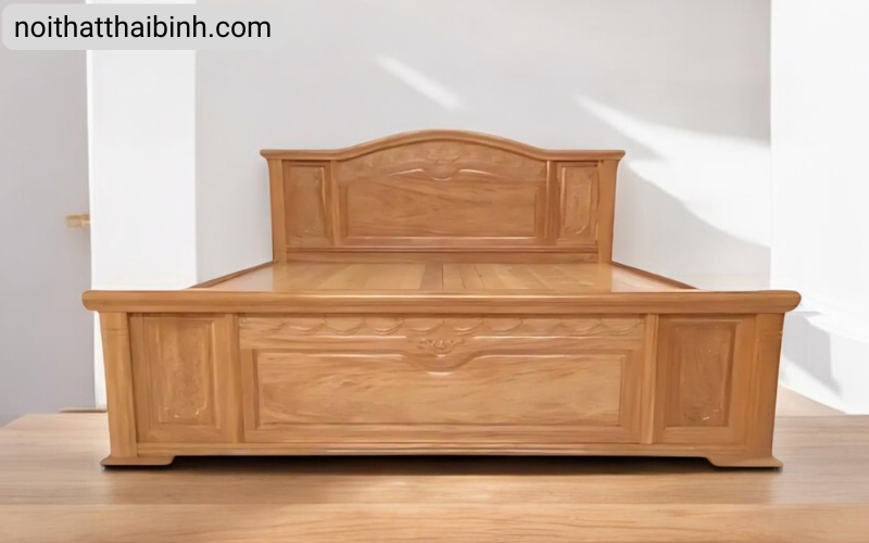 Giường gỗ đơn giản Giường gỗ đơn giản
