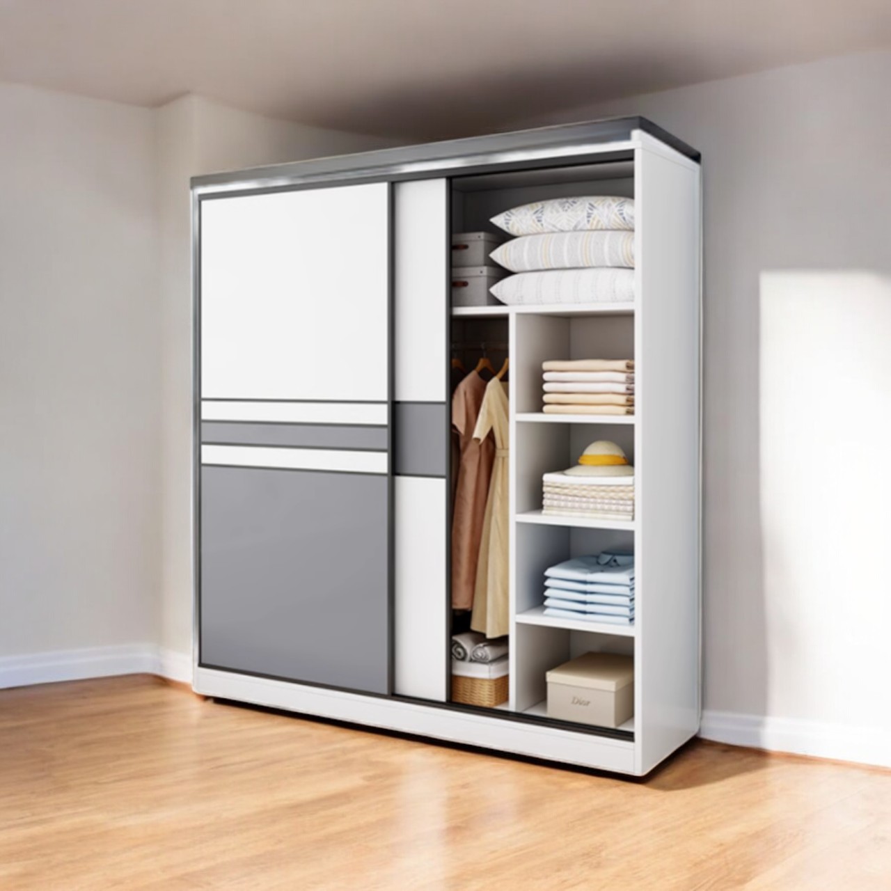 7 Mẫu tủ quần áo âm tường đẹp 7 5 kiểu tủ quần áo đẹp phù hợp mọi phong cách