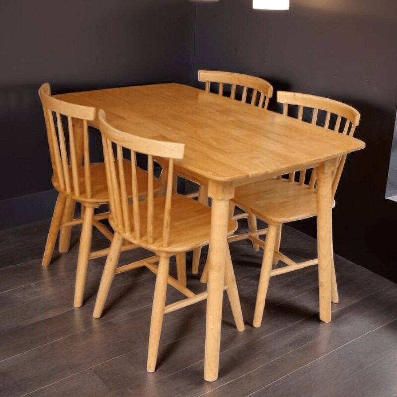 Bàn ăn gỗ 4 ghế MS 3089 5 Bàn ăn gỗ 4 ghế MS 3089 - Ảnh 5