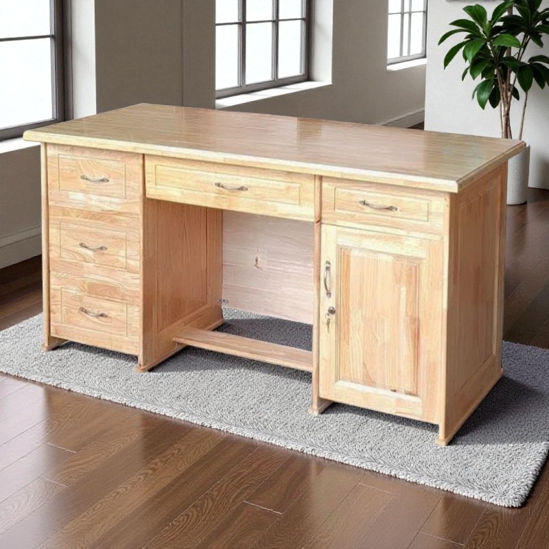 Bàn làm việc văn phòng bằng gỗ MS 2961 4 Bàn làm việc văn phòng bằng gỗ