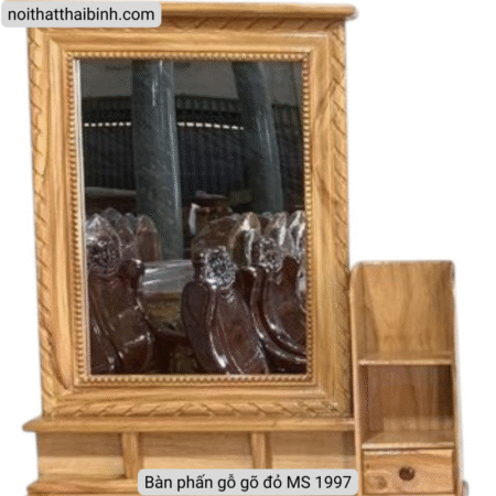 Bàn phấn gỗ gõ đỏ MS 1997