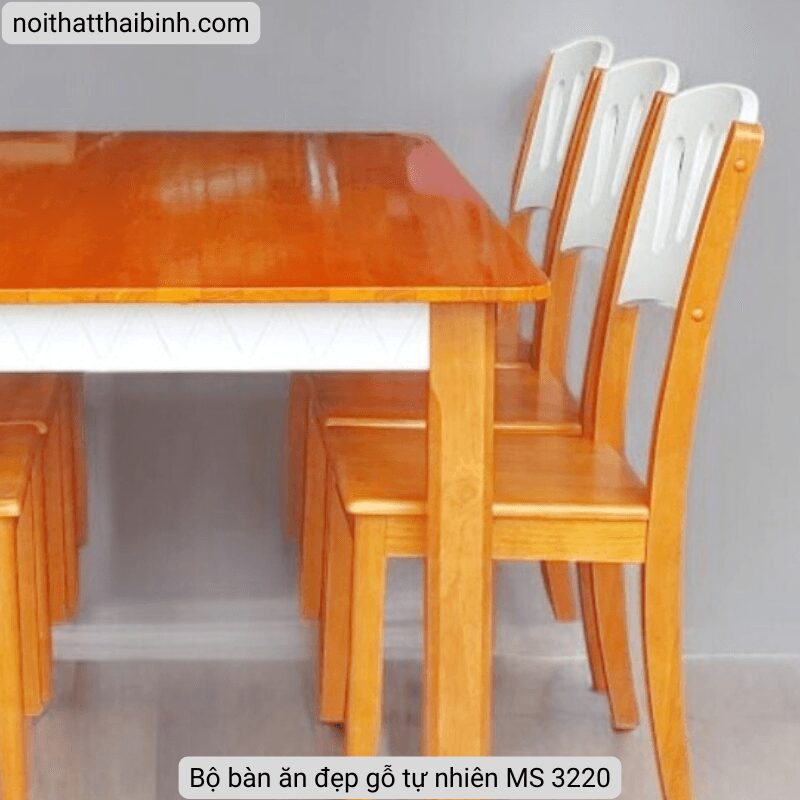 Bộ bàn ăn đẹp MS 3220 4 Bộ bàn ăn đẹp MS 3220 - Ảnh 4