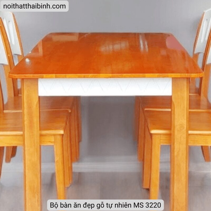 Bộ bàn ăn đẹp MS 3220 5 Bộ bàn ăn đẹp MS 3220 - Ảnh 5
