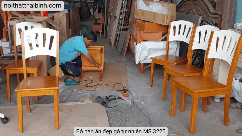 Bộ bàn ăn đẹp MS 3220 6 Bộ bàn ăn đẹp MS 3220 - Ảnh 6