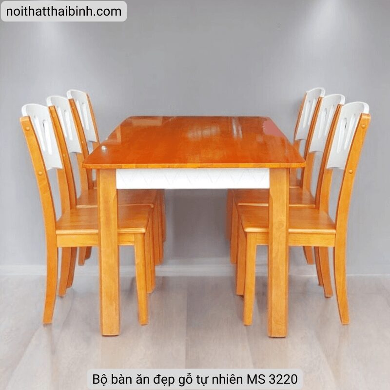 Bộ bàn ăn đẹp MS 3220 1 Bộ bàn ăn đẹp MS 3220