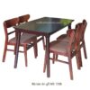 Bàn ăn 4 ghế hiện đại MS 1238 Giá bán = 6.000.000 đ giảm còn = 5.000.000 đ