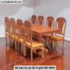 Bộ bàn ăn gõ đỏ 8 ghế MS 9869 - Hình ảnh 5