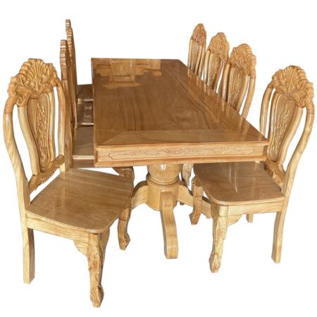 Mẫu bàn ghế ăn gỗ gõ đỏ MS 3151