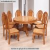 Bộ bàn ăn gỗ gõ đỏ tự nhiên MS 9685 3 Bộ bàn ăn gỗ gõ đỏ tự nhiên MS 9685