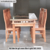Bộ bàn ăn gỗ xoan đào 6 ghế MS 2433 - Hình ảnh 6