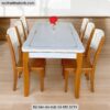 Bộ bàn ăn mặt đá MS 3219 15 Bộ bàn ăn mặt đá MS 3219