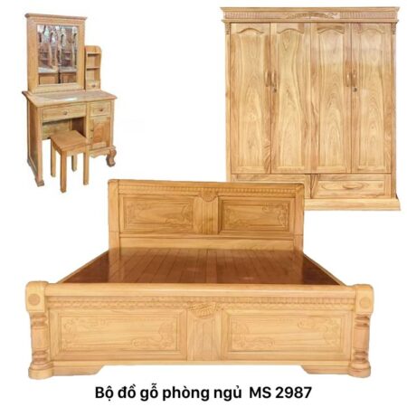 Bộ đồ gỗ phòng ngủ MS 2987
