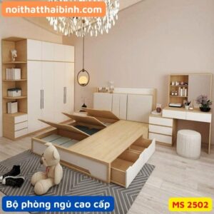 Bộ nội thất phòng ngủ đẹp MS 2502
