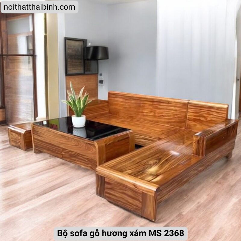 Bộ sofa gỗ hương xám MS 2368 5 Bộ sofa gỗ hương xám MS 2368 - Ảnh 5