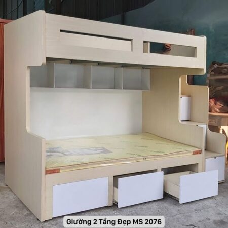 Giường 2 tầng đẹp MS 2076