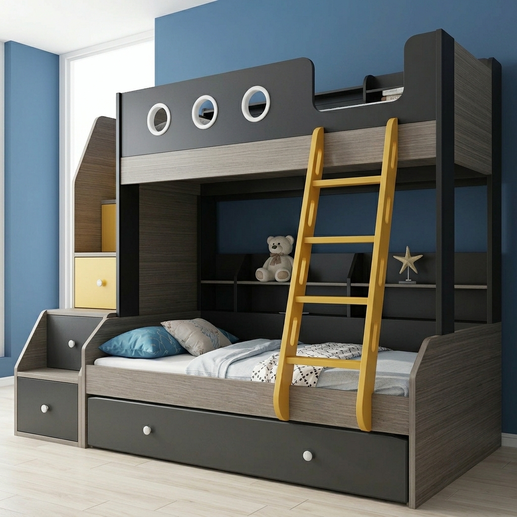 Giường 2 tầng trẻ em 1m2