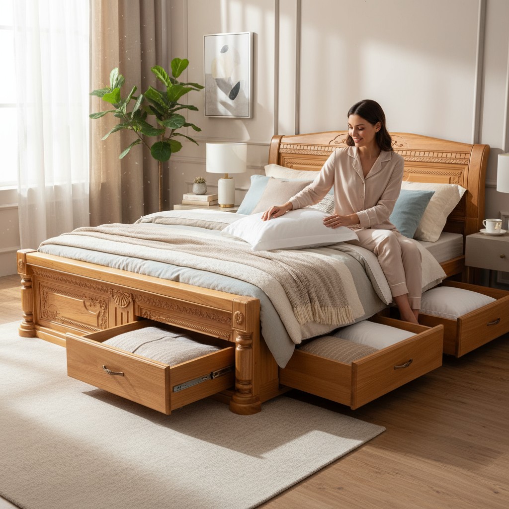 GIƯỜNG GỖ CÔNG NGHIỆP TẠI QUẬN 1 - MẪU ĐẸP GIÁ TỐT 2025 23 Giường gỗ công nghiệp tại quận 1